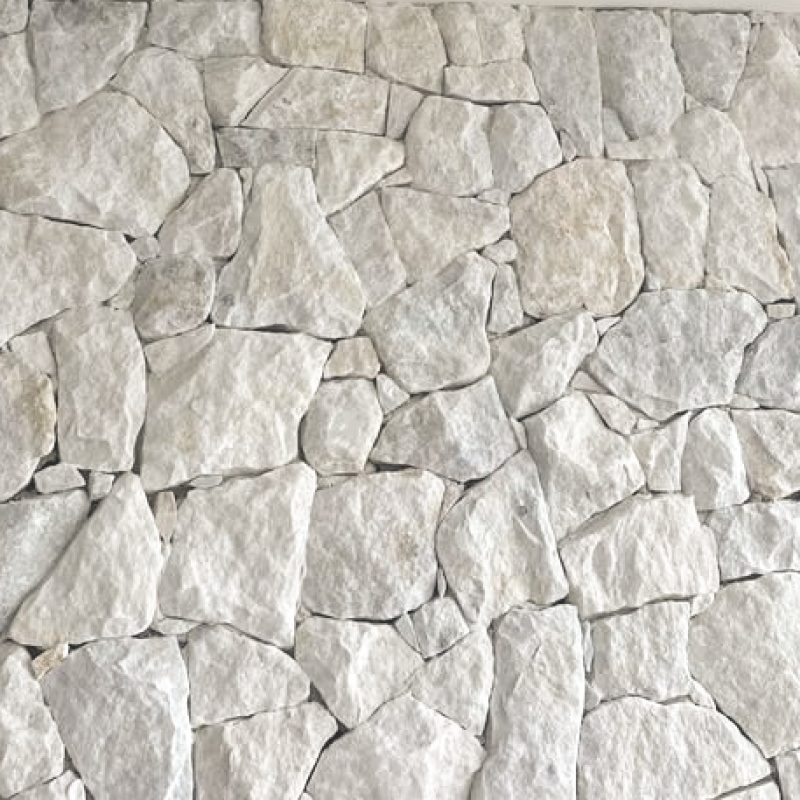 textura de revestimento de pedra branca